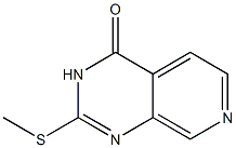 2-(甲硫基)吡啶并[3,4-D]嘧啶-4(3H)-酮, , 结构式