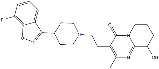 利培酮杂质O,,结构式