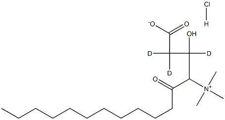 L-月桂酰基肉碱-[D3]盐酸盐, , 结构式