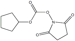 N-(CYCLOPENTYLOXY CARBONYLOXY) SUCCINIMIDE Structure