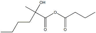 BUTYL BUTYRYL LACTATE 化学構造式