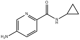 5-Amino-N-cyclopropylpyridine-2-carboxamide,1206592-83-7,结构式