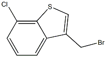 3-溴甲基-7-氯苯并噻吩,,结构式