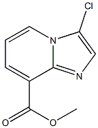 3-Chloro-imidazo[1,2-a]pyridine-8-carboxylic acid methyl ester Structure