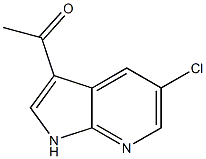 1-(5-Chloro-1H-pyrrolo[2,3-b]pyridin-3-yl)-ethanone Structure