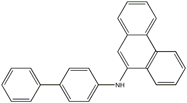 N-([1,1'-biphenyl]-4-yl)phenanthren-9-amine Structure