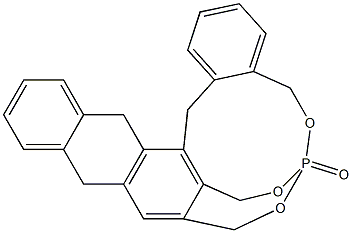 Tris(xylylene) phosphate Structure
