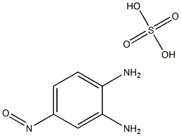 对硝基间苯二胺硫酸盐, , 结构式