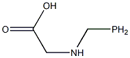 N-(phosphinomethyl)glycine Struktur