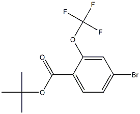 tert-Butyl 4-bromo-2-(trifluoromethoxy)benzoate Structure
