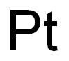 Platinum on activated carbon 5% Pt Structure