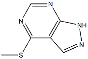 4-Methylsulfanyl-1H-pyrazolo[3,4-d]pyrimidine Structure