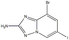  8-Bromo-6-iodo-[1,2,4]triazolo[1,5-a]pyridin-2-ylamine