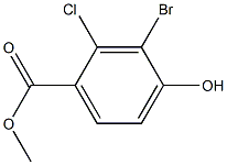  3-Bromo-2-chloro-4-hydroxy-benzoic acid methyl ester