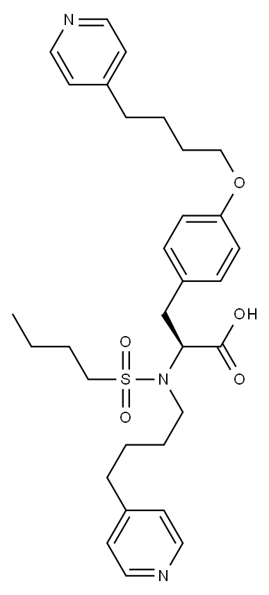  N,O-二((4-吡啶)丁基)-N-正丁基磺酰基-L-酪氨酸