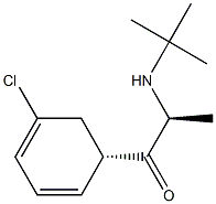 (S, S)-Hydrobupropion Structure