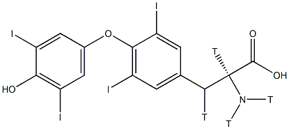 甲状腺素T4偶联牛血清白蛋白,,结构式