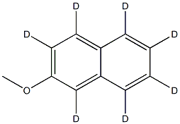 2-methoxynaphthalene-1,3,4,5,6,7,8-D7 Structure