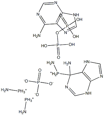 ADENINE PHOSPHATE 腺嘌呤磷酸盐(6-氨基嘌呤磷酸盐), , 结构式