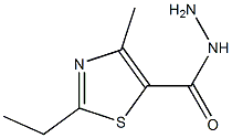 2-乙基-4-甲基噻唑-5-羧酸肼 结构式