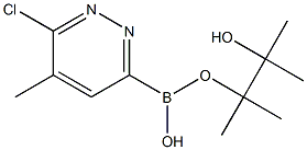 5-METHYL-6-CHLOROPYRIDAZINE-3-BORONIC ACID PINACOL ESTER Struktur