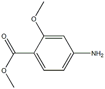 METHYL 4-AMINO-2-METHOXYBENZOATE 化学構造式