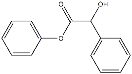 Diphenyl glycolic acid 化学構造式