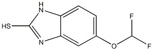 2-mercapto-5-difluoromethoxy-1H-benzimidazole Structure