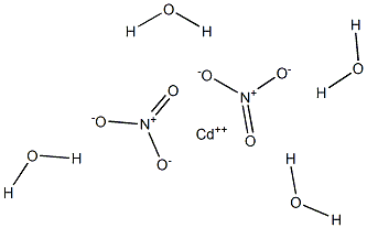 Cadmium nitrate tetrahydrate Structure