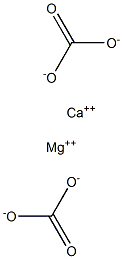 Calcium magnesium carbonate Structure