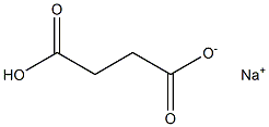 Sodium succinate ion 结构式