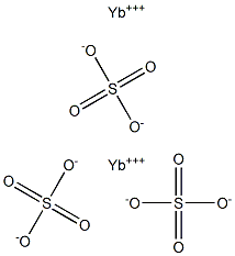 Ytterbium(III) sulfate Struktur