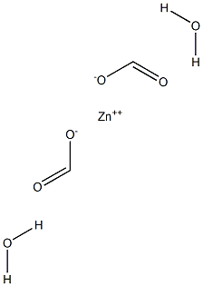 Zinc formate dihydrate Struktur