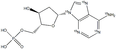 2'-Deoxyadenosine 5'-monophosphate-15N5