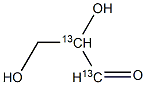 DL-Glyceraldehyde-1,2-13C2 Structure