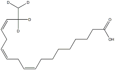 Linolenic Acid-17,17,18,18-D4 Struktur