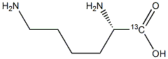 L-Lysine-1-13C, , 结构式