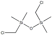 1,3-Bis(Chloromethyl)-1,1,3,3-Tetramethyldisiloxane Struktur