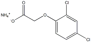 2,4-D铵盐 结构式