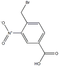 3-nitro-4-bromomethylbenzoic acid Structure