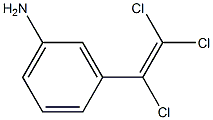 3-(三氯乙烯基)苯胺,,结构式