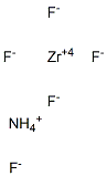 氟化锆铵,,结构式
