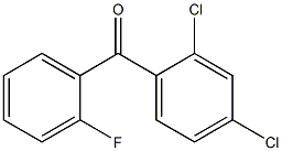 2,4-dichloro-2'-fluorobenzophenone Structure