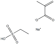 甲基丙烯酸2-乙磺酸酯钠盐 结构式