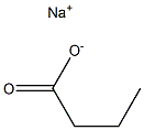 Sodium butyrate Structure