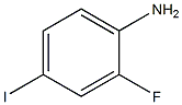 邻氟-4-碘苯胺 结构式