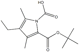 3,5-dimethylpyrroledicarboxylic acid-2-tert-butyl ester-4-ethyl ester|3,5-二甲基吡咯二甲酸-2-叔丁酯-4-乙酯