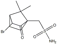 DL-3-溴樟脑磺酸胺, , 结构式