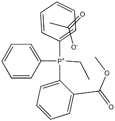 Methoxyformylethyltriphenylphosphonium acetate Structure