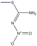 N-硝基-S-甲基异硫脲,,结构式